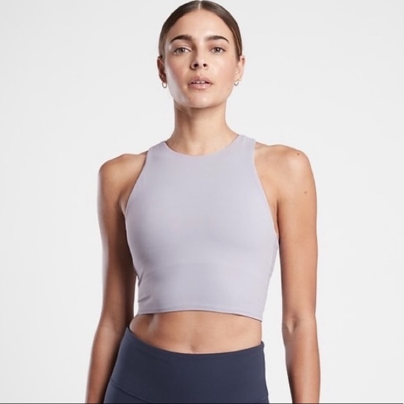 Athleta Tops - ATHLETA Conscious Crop Lilac Lavender Top